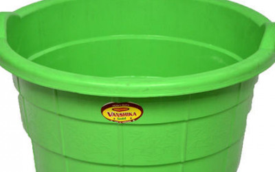 Green Plastic Tub