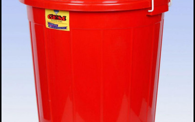 Gem Plastic Bucket (Drum) With Lid - 50 L (505)